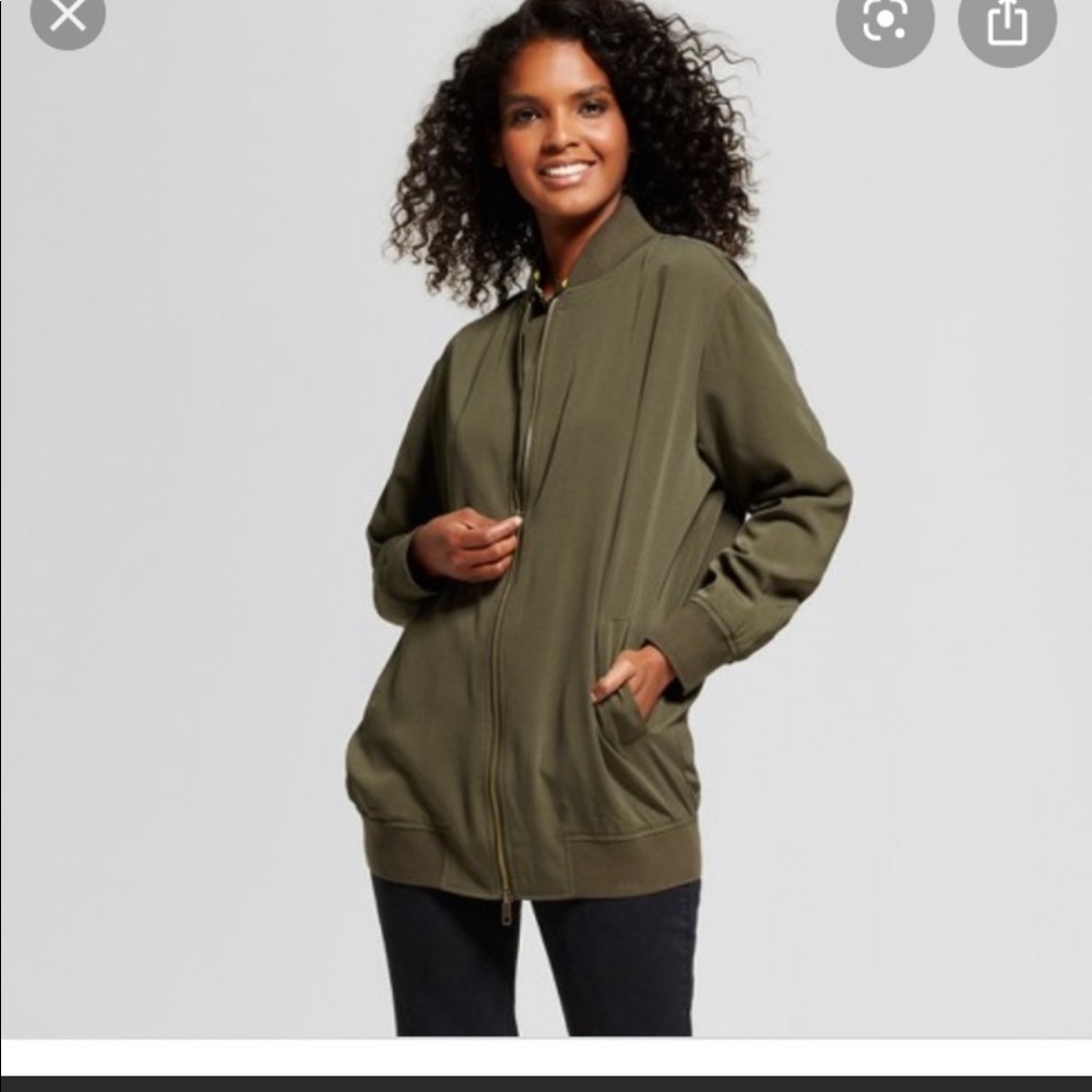 Who What Wear - oversized bomber jacket